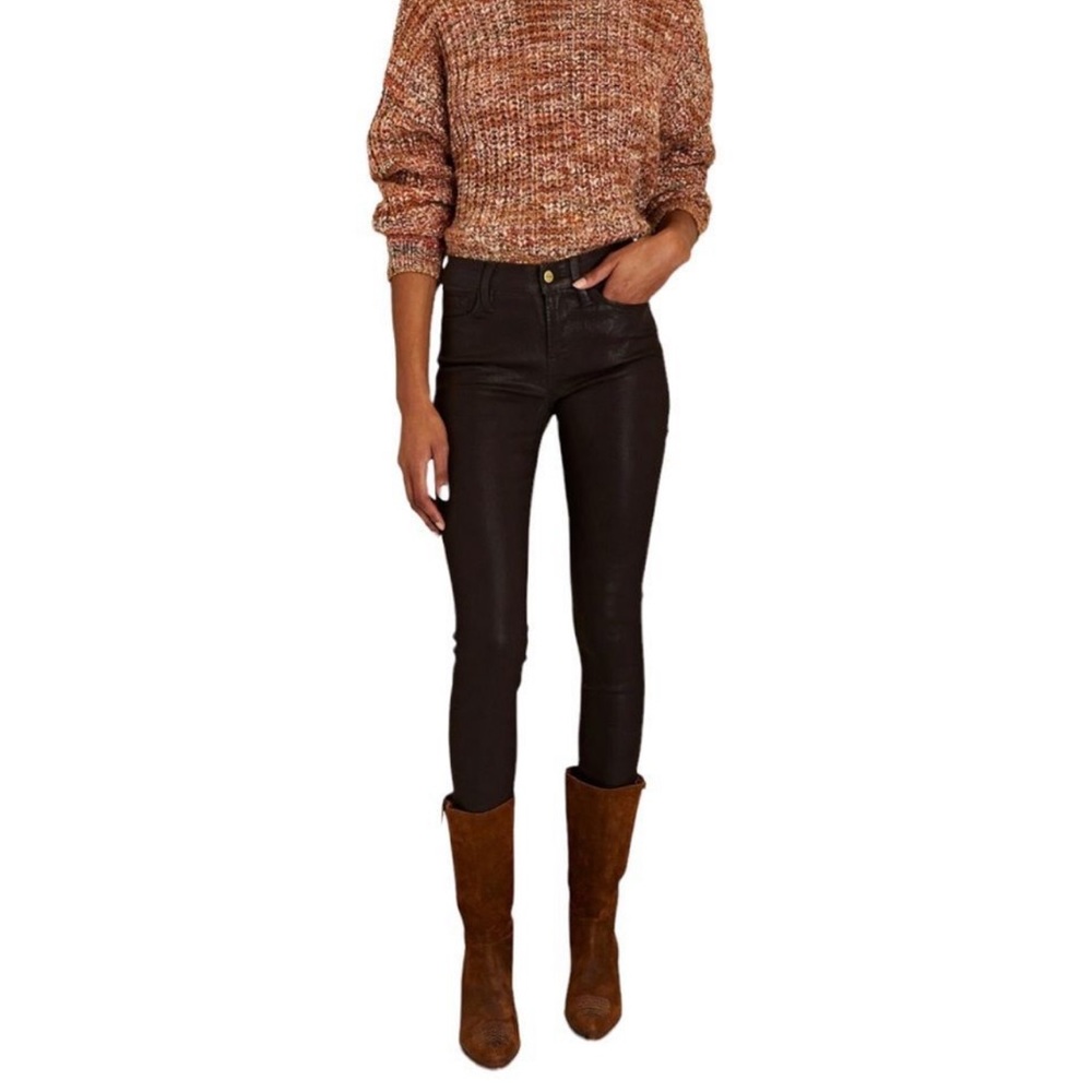 Frame Denim Black Skinny Jeans